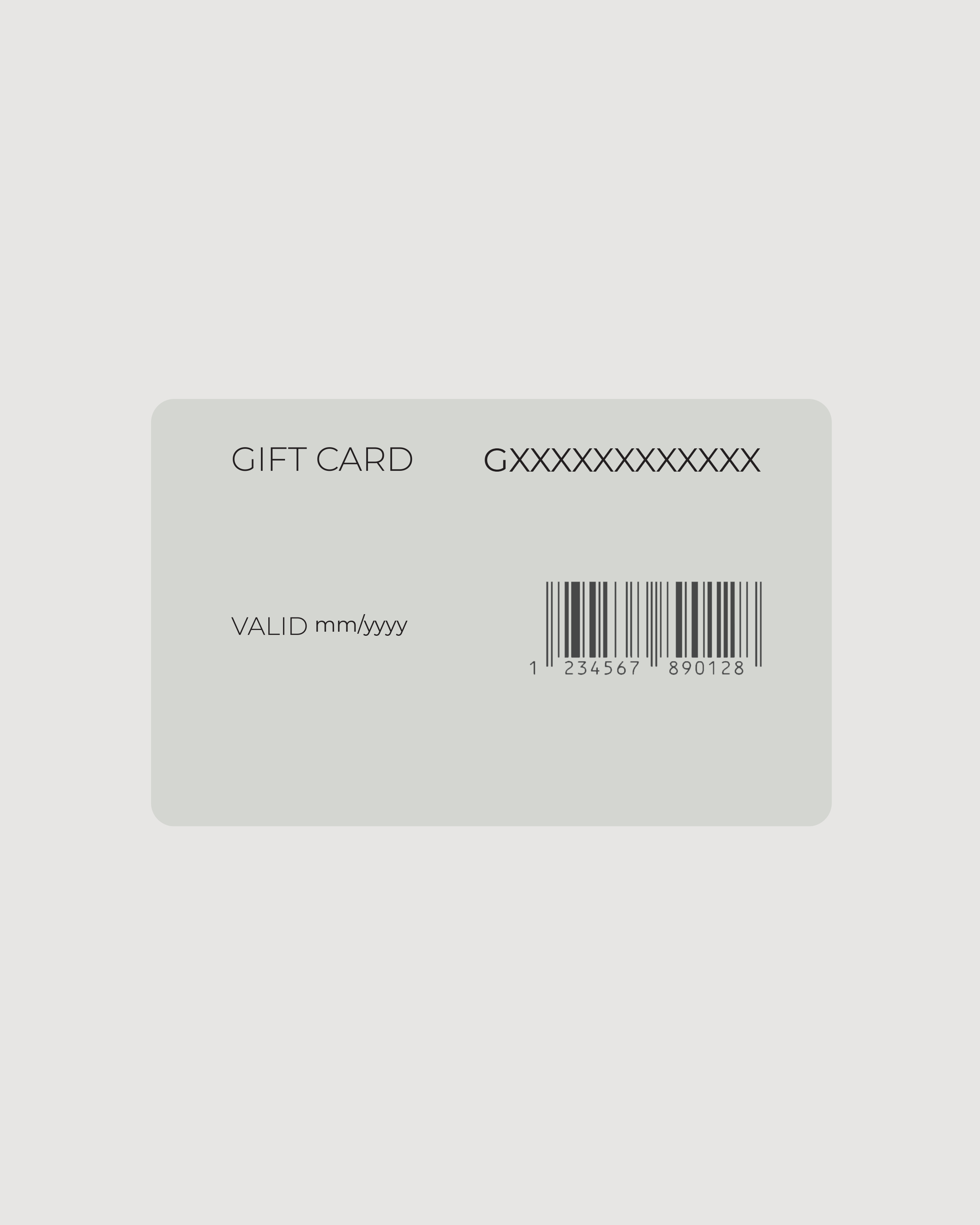 Gift Card Banner
